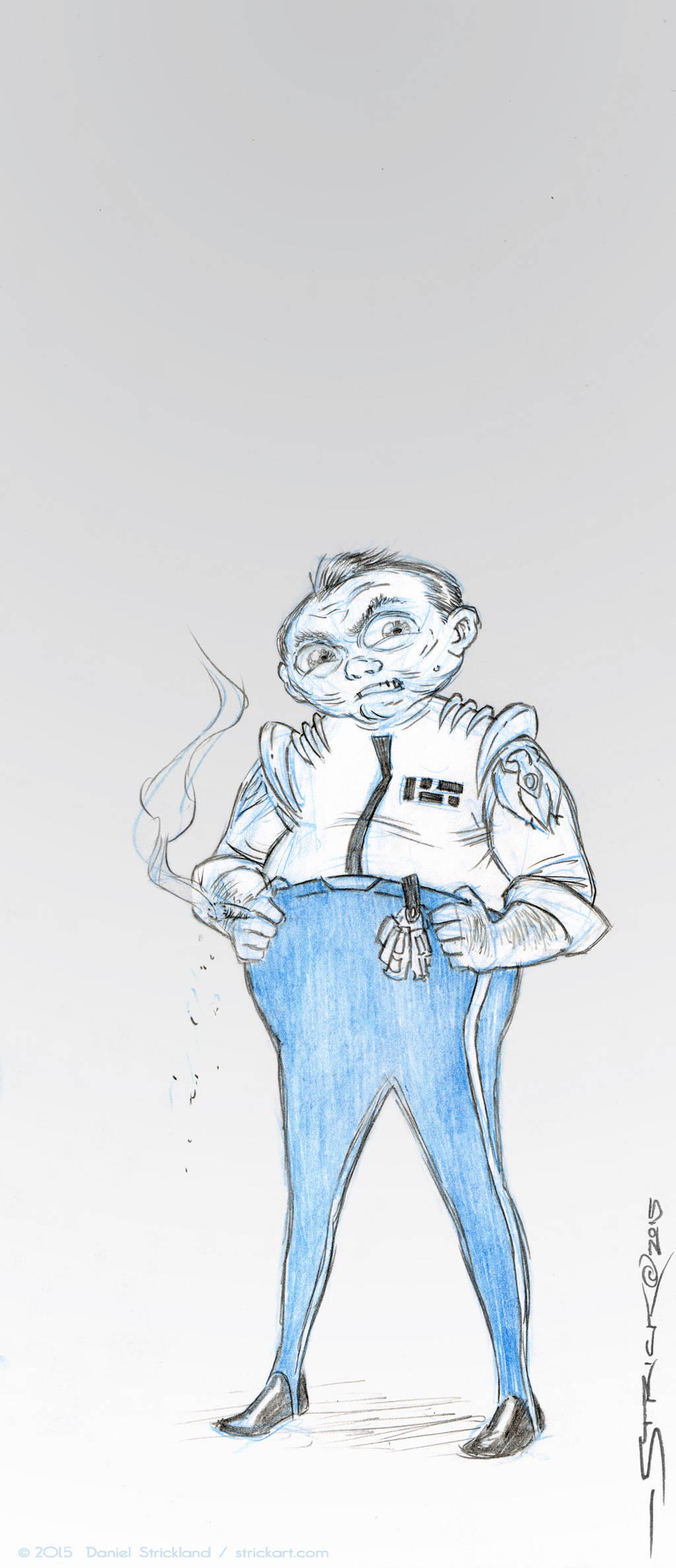 The Warden sketch by strickart