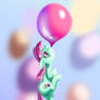 Minty bubblegum