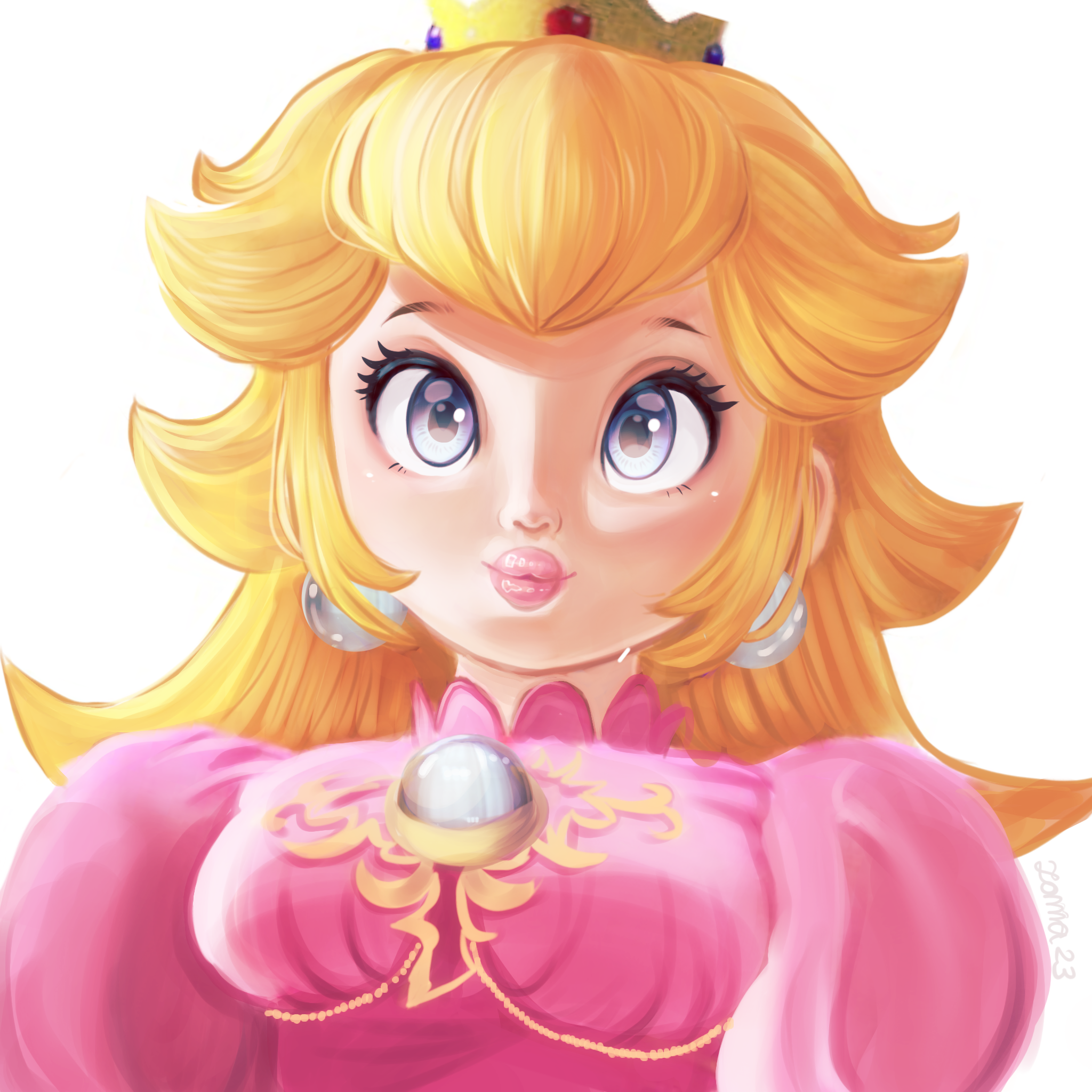 Fanatsy Peach Peach fanart by mojmojsanna on DeviantArt