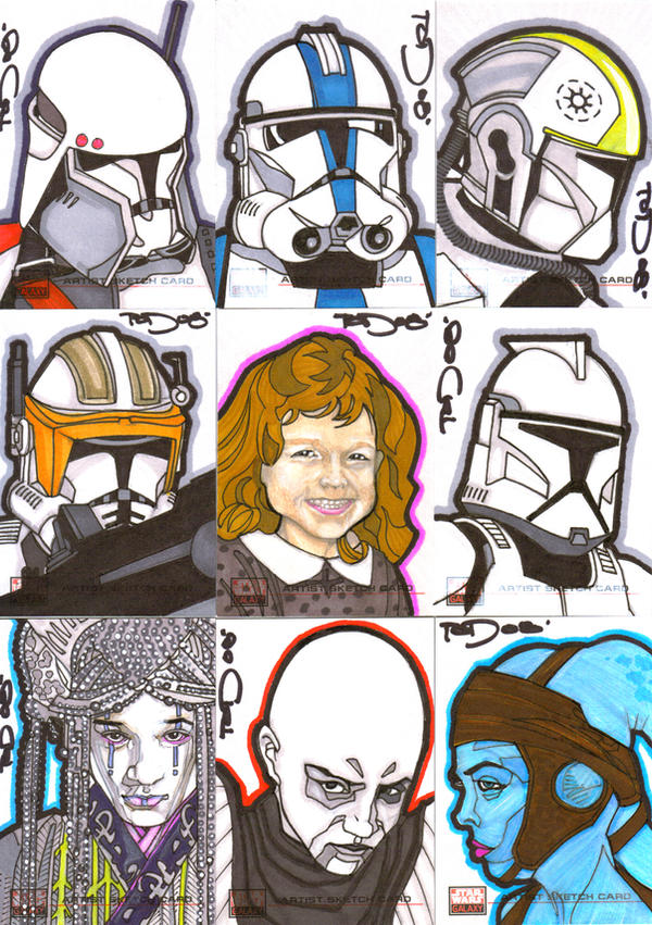 Star Wars Galaxy 4 Batch 1 by NORVANDELL