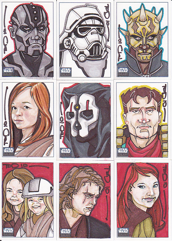 Star Wars G6 cards batch 1