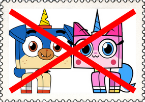 Anti Puppycorn x Unikitty Stamp