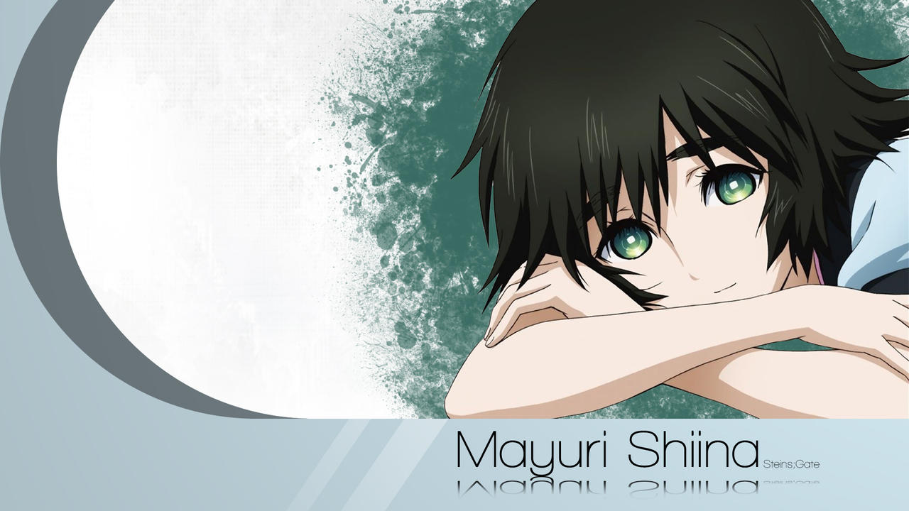 mayuri shiina wallpaper by b1itzsturm