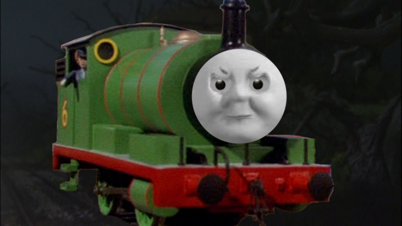 Percy plays the Slender Engine game by Thomasfan16512 on DeviantArt