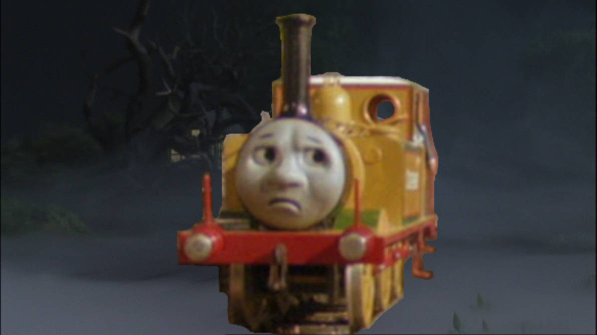 Stepney plays the Slender Engine game by Thomasfan16512 on DeviantArt