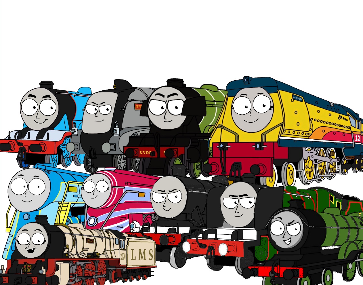 Express tender engine trios by Thomasfan16512 on DeviantArt