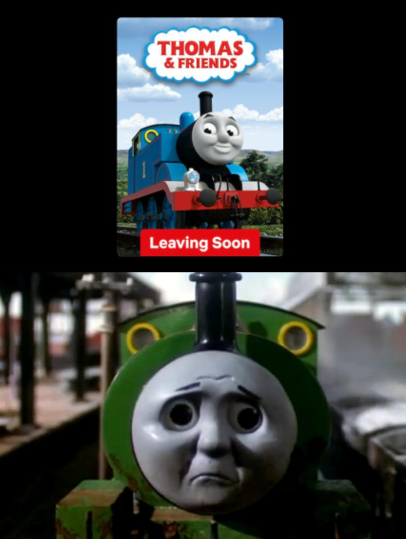 Percy is sad that TAF removed from Netflix by Thomasfan16512 on DeviantArt