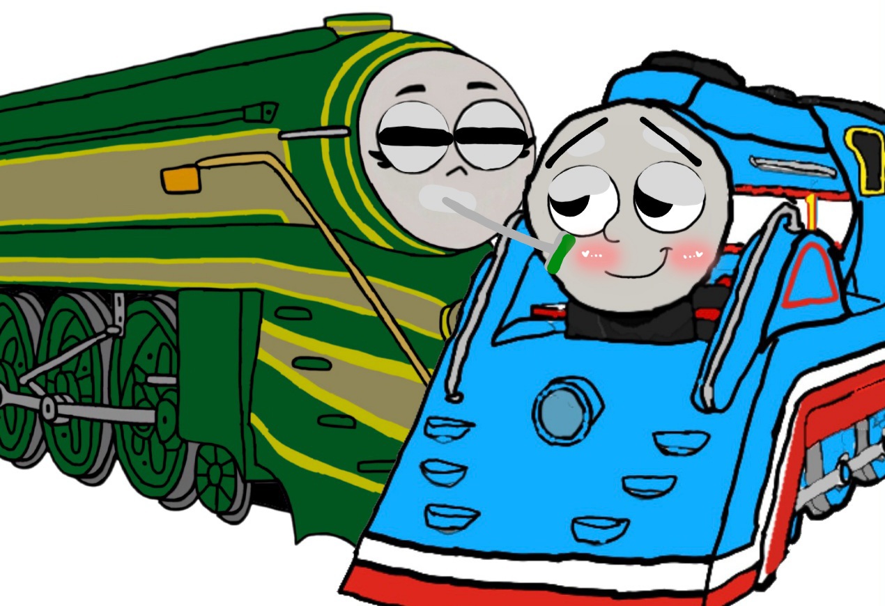 Streamlined Emily kissing Streamlined Thomas by Thomasfan16512 on ...