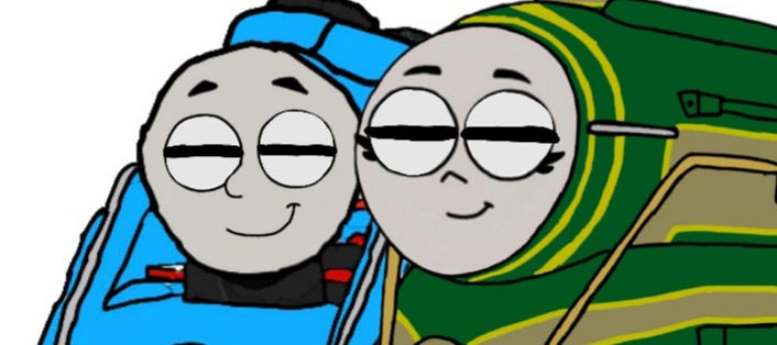 Streamlined Thomas and Emily sleeping by Thomasfan16512 on DeviantArt