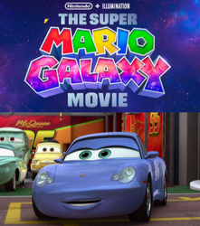 Sally is excited for The Super Mario Bros Galaxy