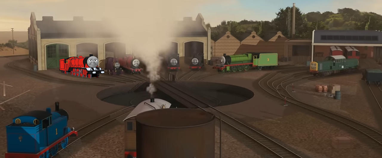 Rms First Red Engine If RMS the first red engine was in TATAM by Thomasfan16512 on DeviantArt