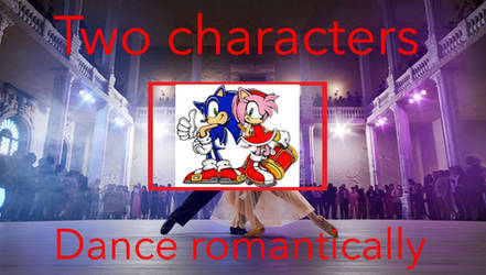 Sonic and Amy dance Romanticaly