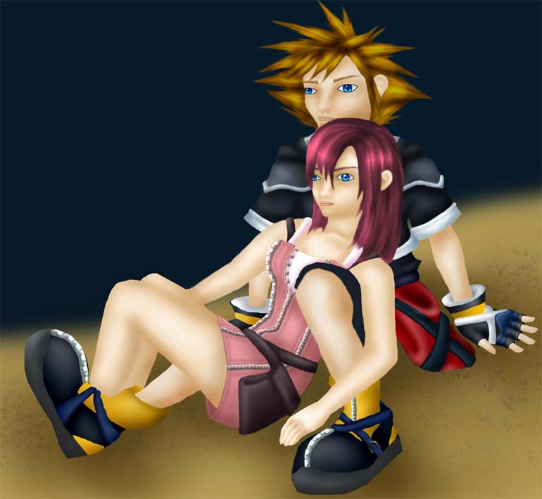 Sora and Kairi: Photograph