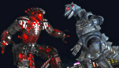 Mechagodzilla vs Mecha-Monger