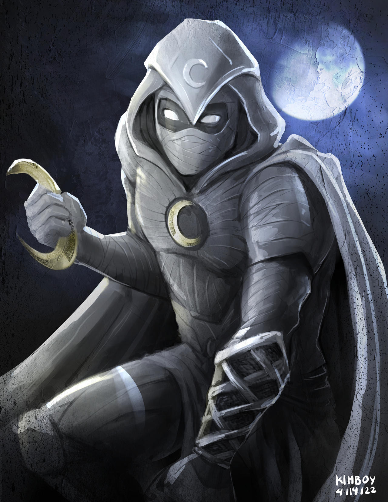 Moon knight Fan art! by kimboy456 on DeviantArt