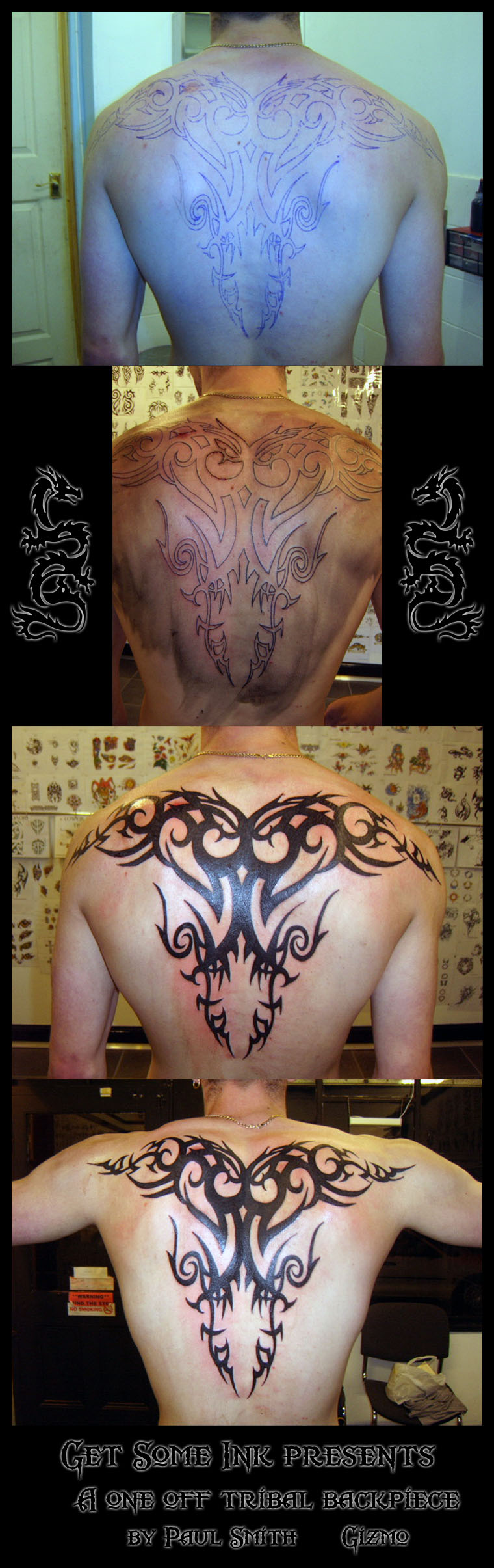 One-off Backpiece Tribal