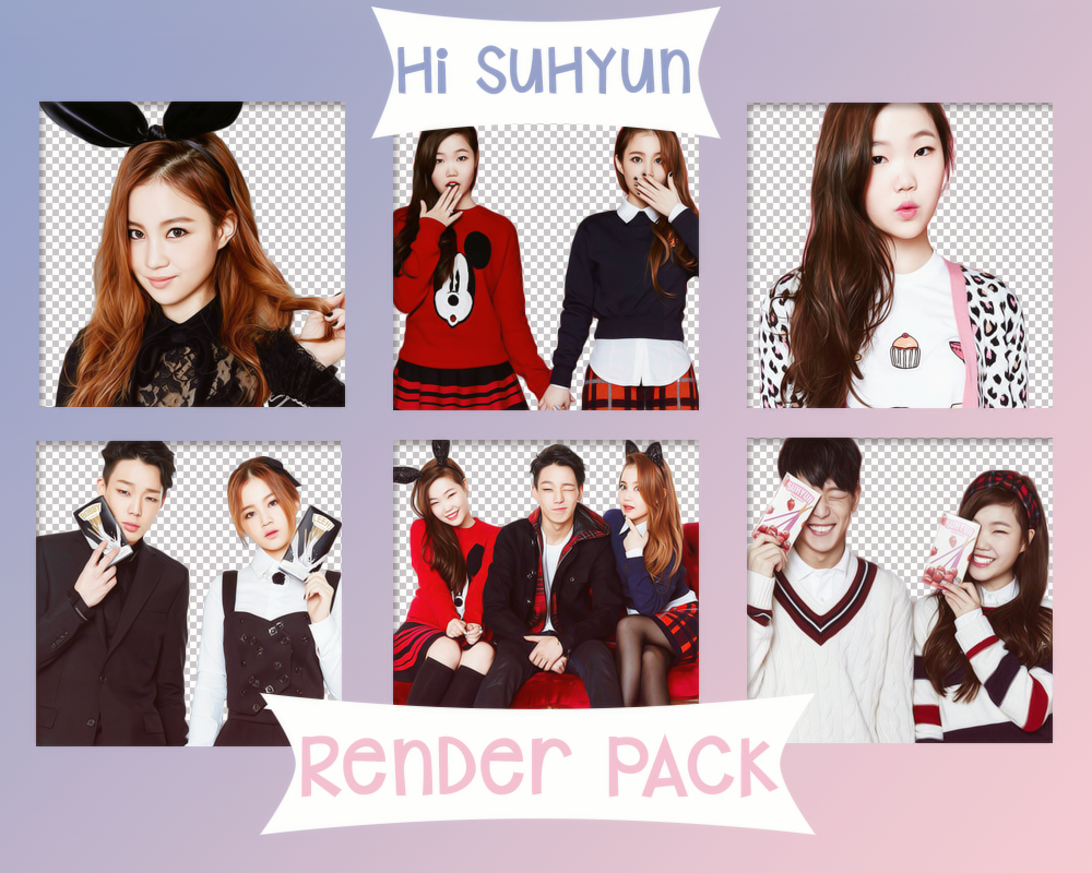 Pack PNG #132: Hi SuHyun and Bobby