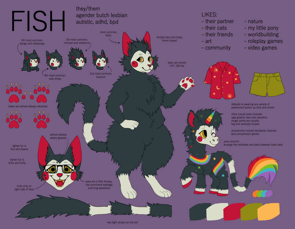 fish (fursona) reference! by FYSHRYB on DeviantArt