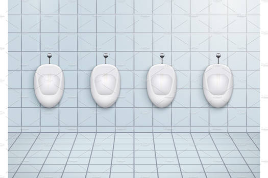 WC restroom with urinals