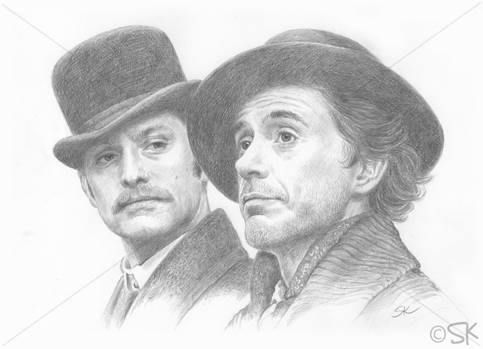 Dr. John Watson + Sherlock Holmes