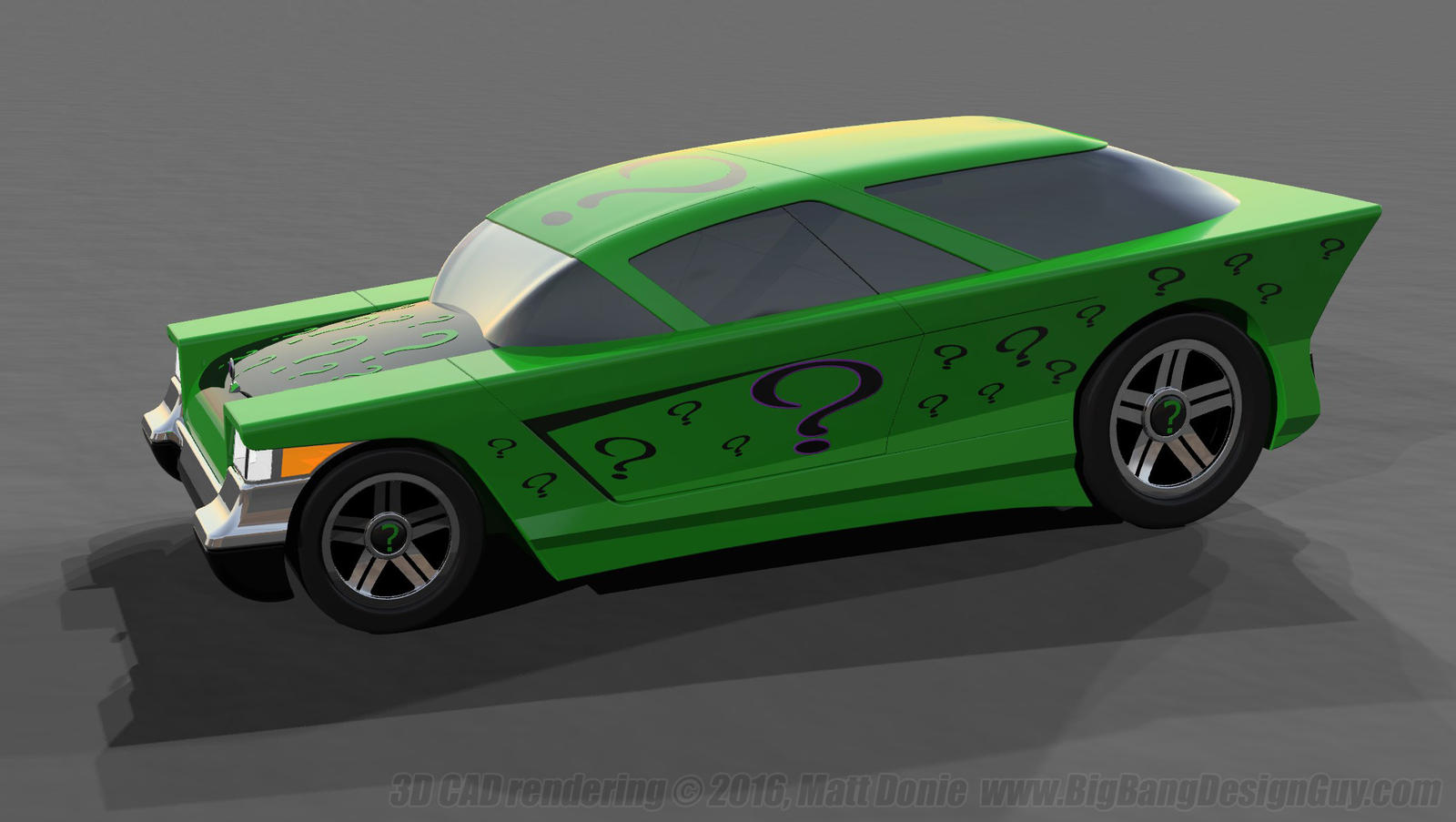 Custom Riddler Car Waps Riddlermobile 03 by Ravendeviant on DeviantArt