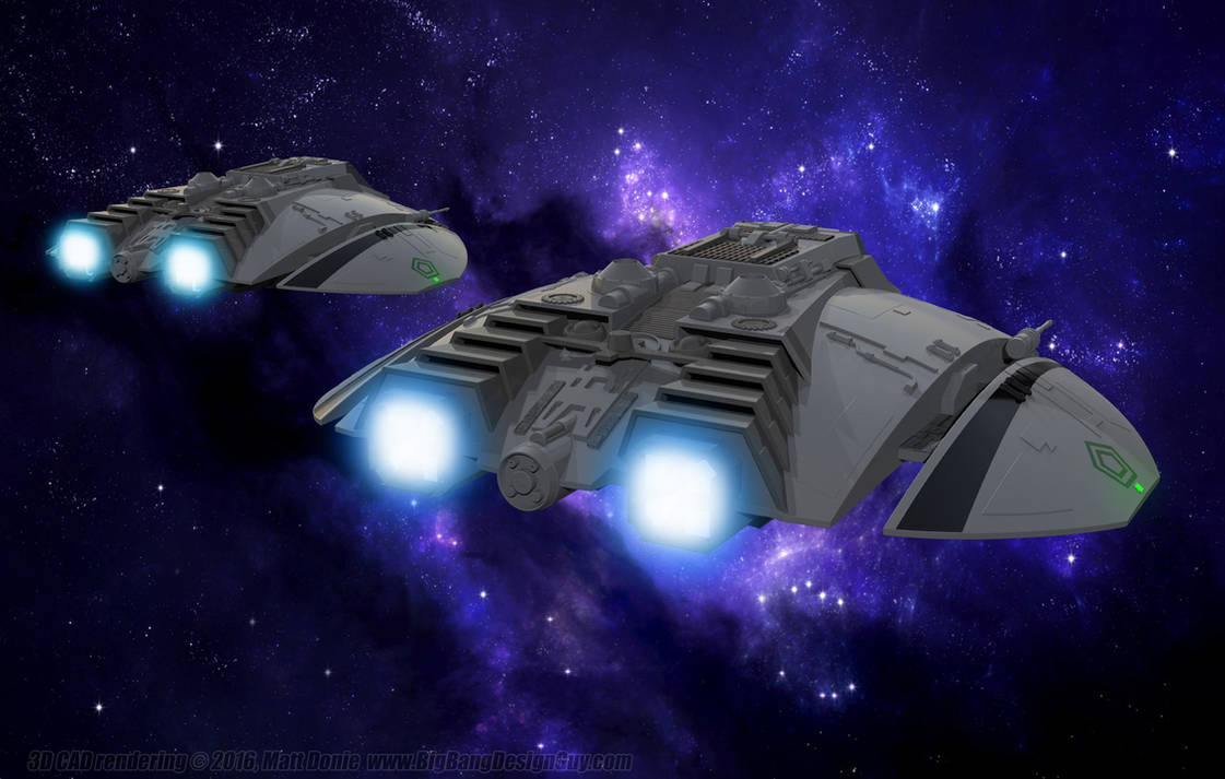 Cylon Raiders - Rear View by Ravendeviant on DeviantArt