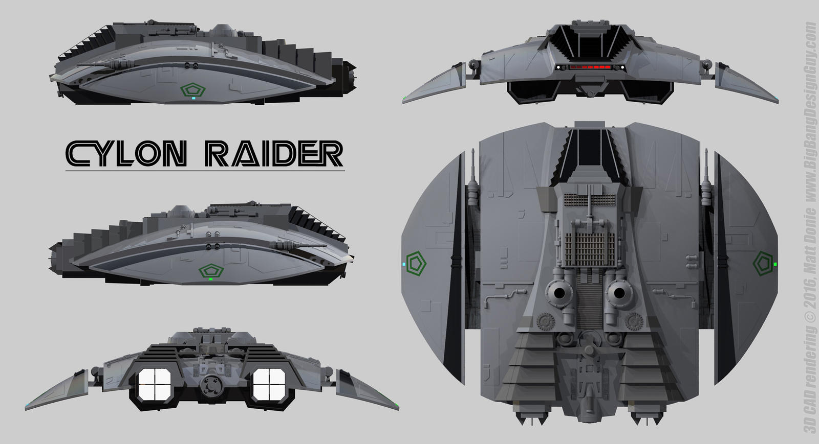 Cylon Raider Schematics by Ravendeviant on DeviantArt