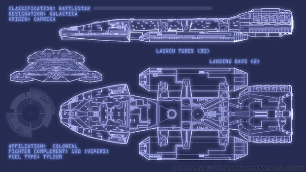 Battlestar Galactica Blueprints