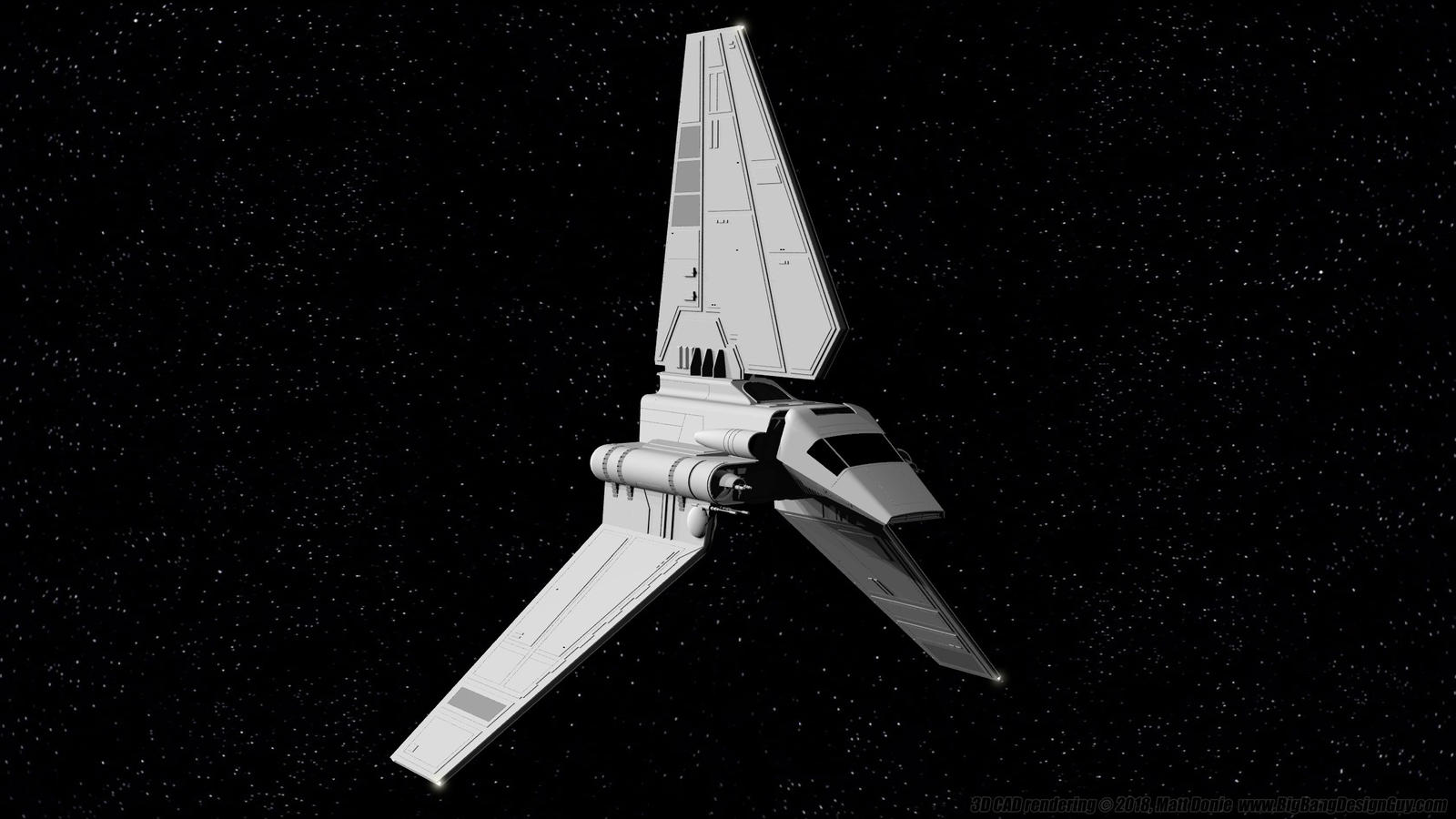 Lambda Class Imperial Shuttle Portrait By Ravendeviant On DeviantArt