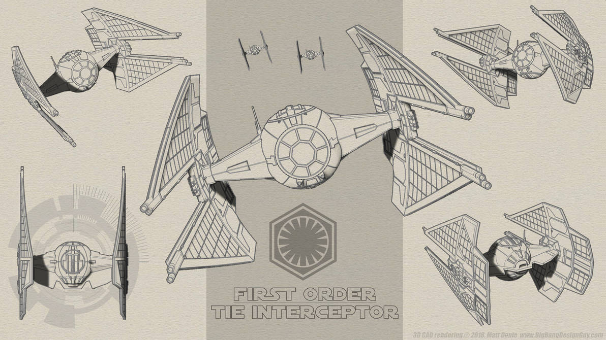 Vonreg's First Order TIE Interceptor - Sketches by Ravendeviant on ...