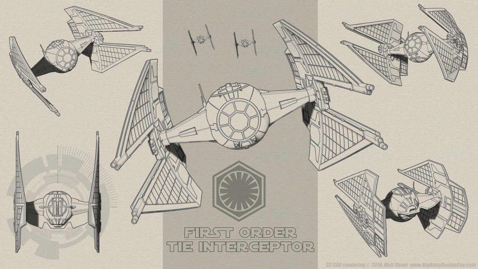 First Order Interceptor Vonreg's First Order TIE Interceptor - Sketches by Ravendeviant on ...
