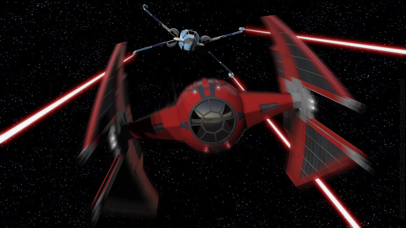 First Order Interceptor T-85 X-Wing vs. First Order TIE Interceptor by Ravendeviant on DeviantArt