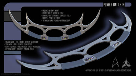 Power Bat'Leth - Schematics