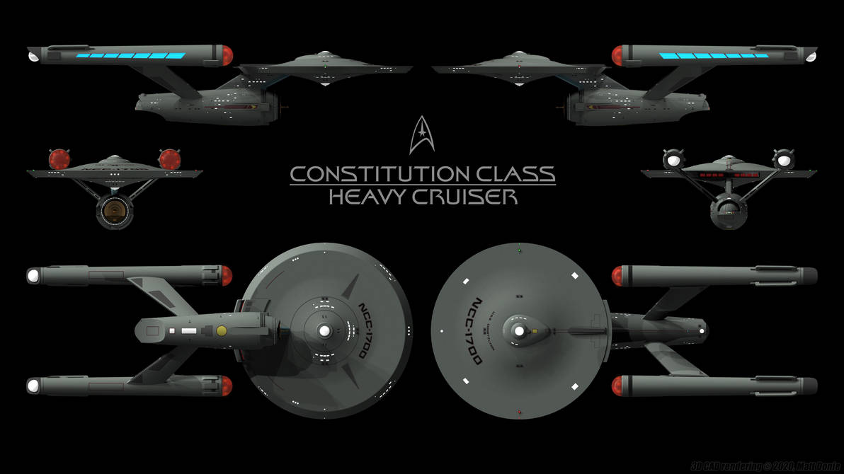Constitution-Class Starship - Schematics by Ravendeviant on DeviantArt