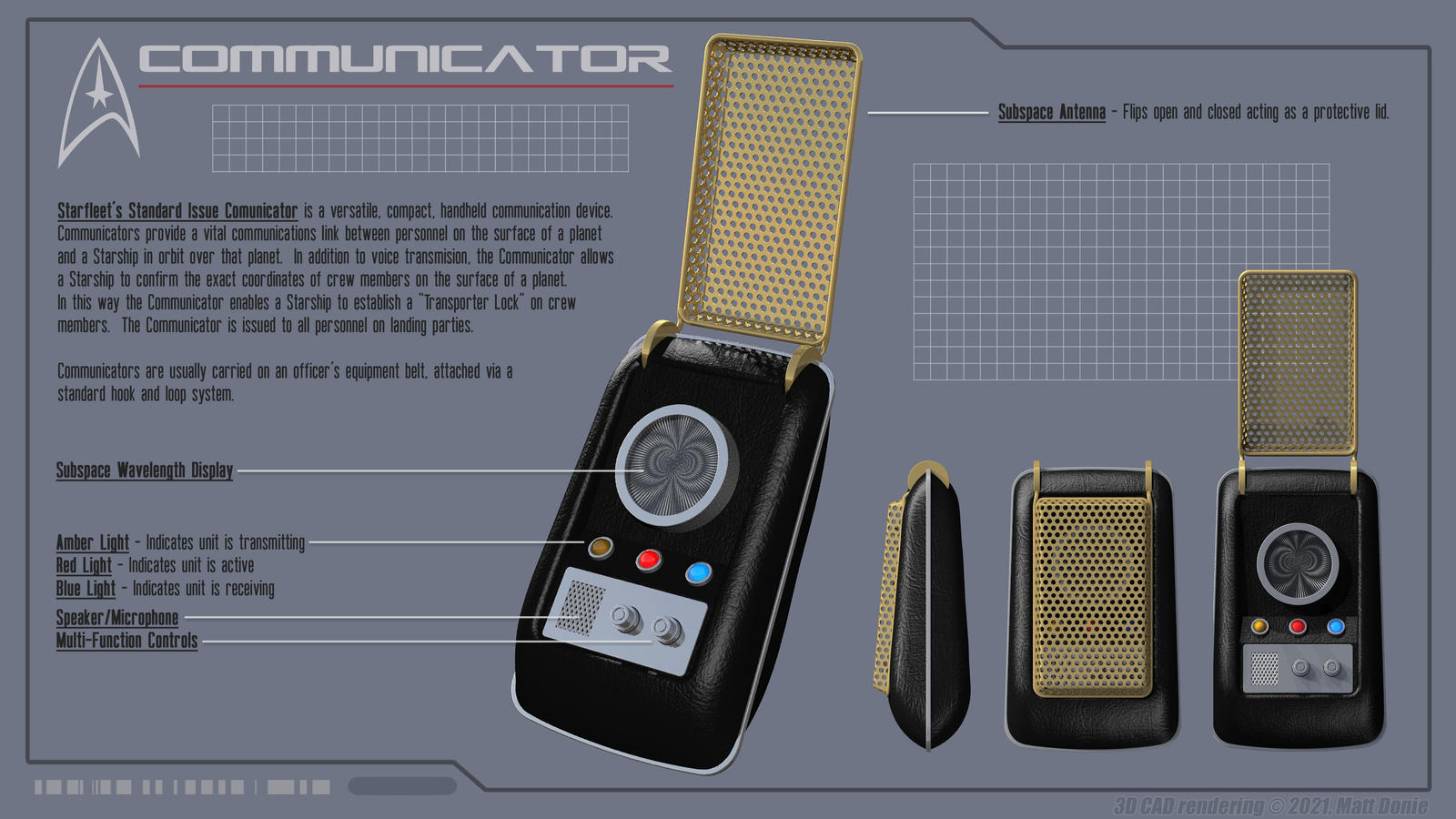 Star Command Communicator Star Trek Communicator Callouts by Ravendeviant on DeviantArt