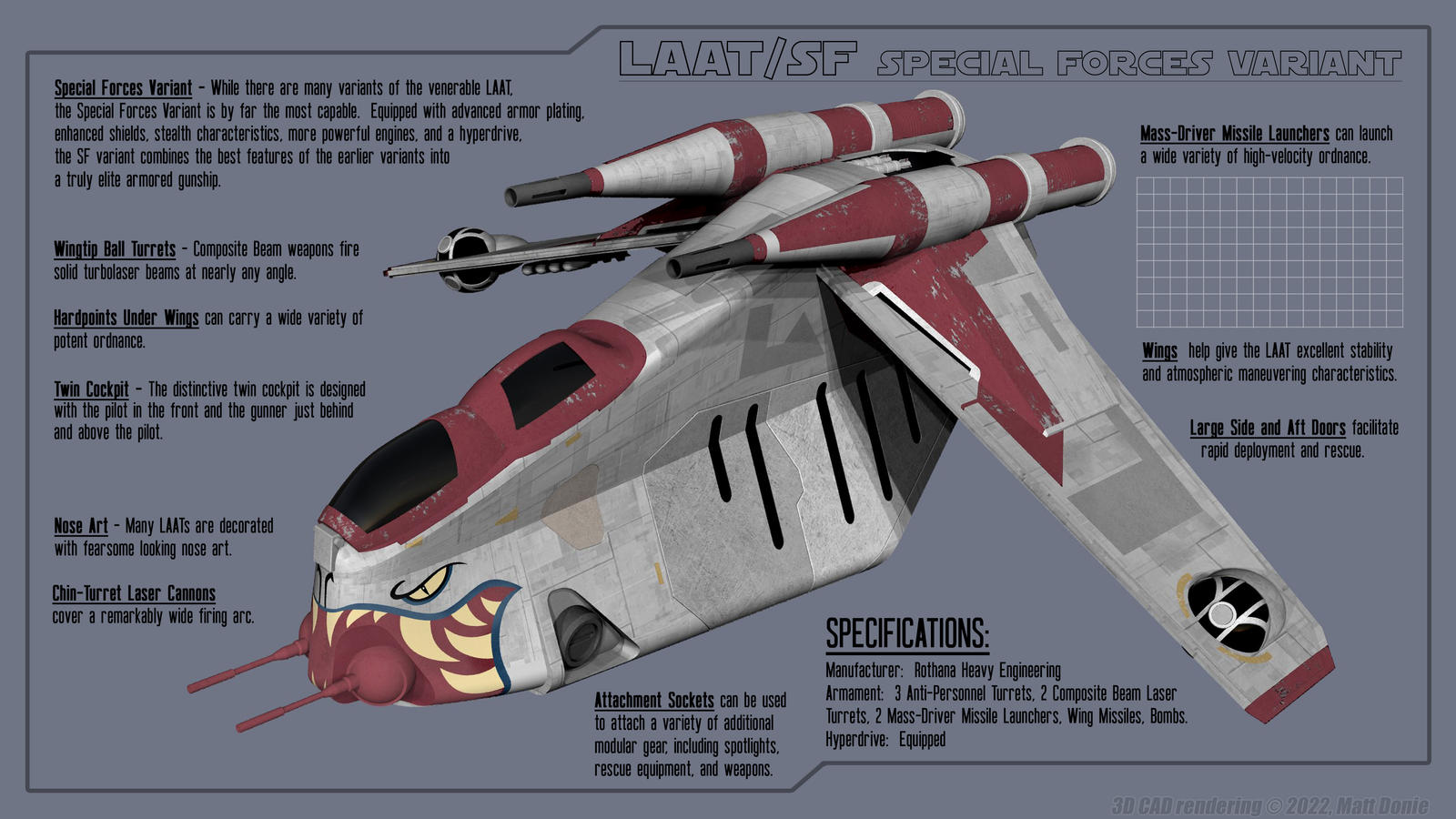 LAAT - Low Altitude Armored Transport - Call Outs by Ravendeviant on ...