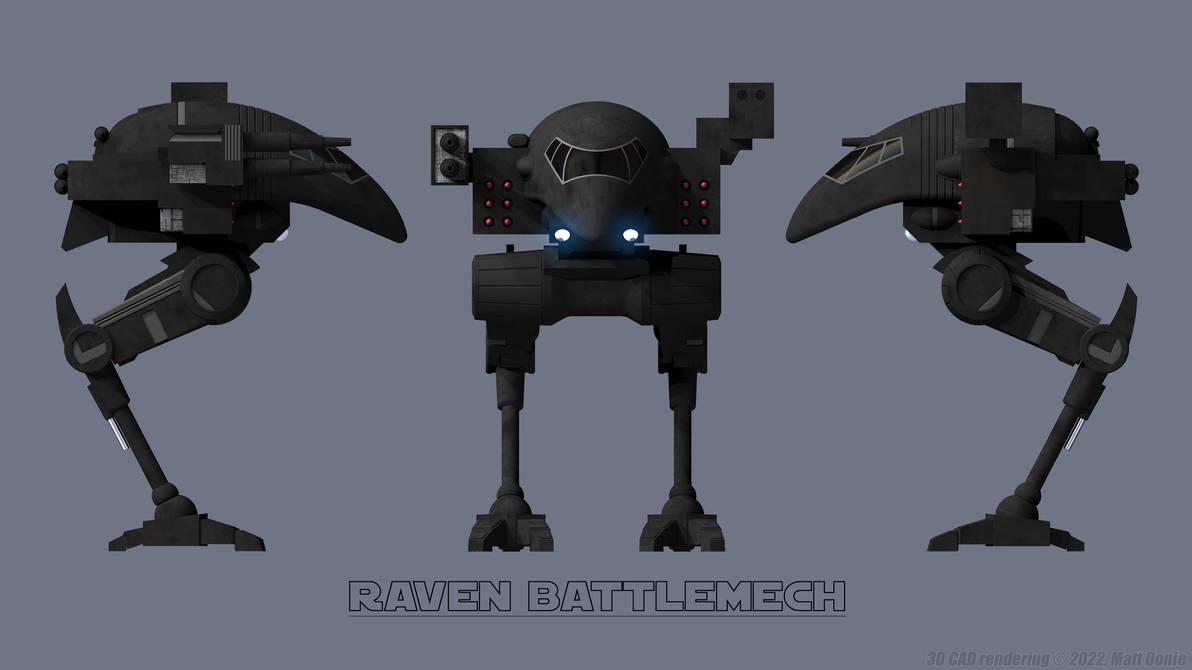 Raven Battlemech Multi-View by Ravendeviant on DeviantArt