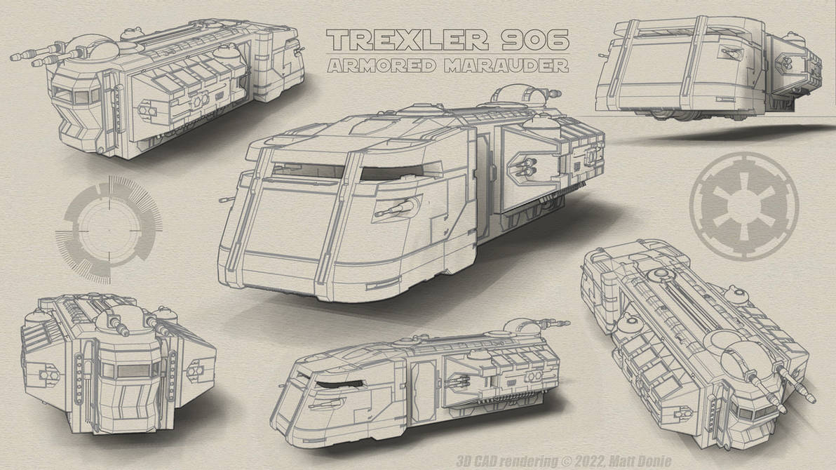 Trexler Ranger Trexler 906 Armored Marauder - Sketches by Ravendeviant on DeviantArt