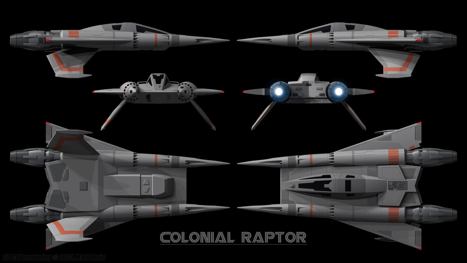Colonial Raptor Multiview by Ravendeviant on DeviantArt