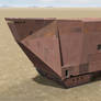 Jawa Sandcrawler with X-34 Landspeeder