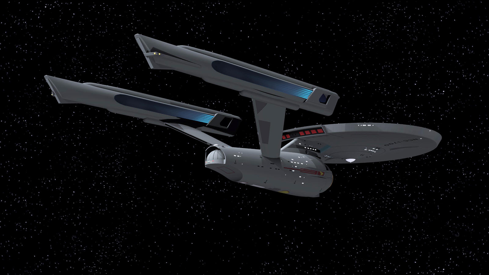 Constitution-class Starship - Refit - Low angle 02 by Ravendeviant on ...
