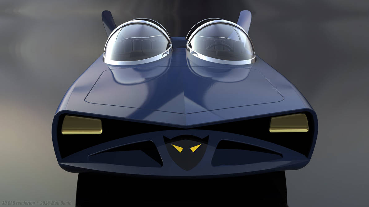 Batmobile - Front View by Ravendeviant on DeviantArt