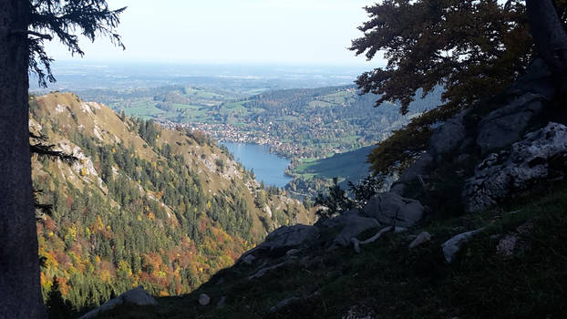 View into the canyon