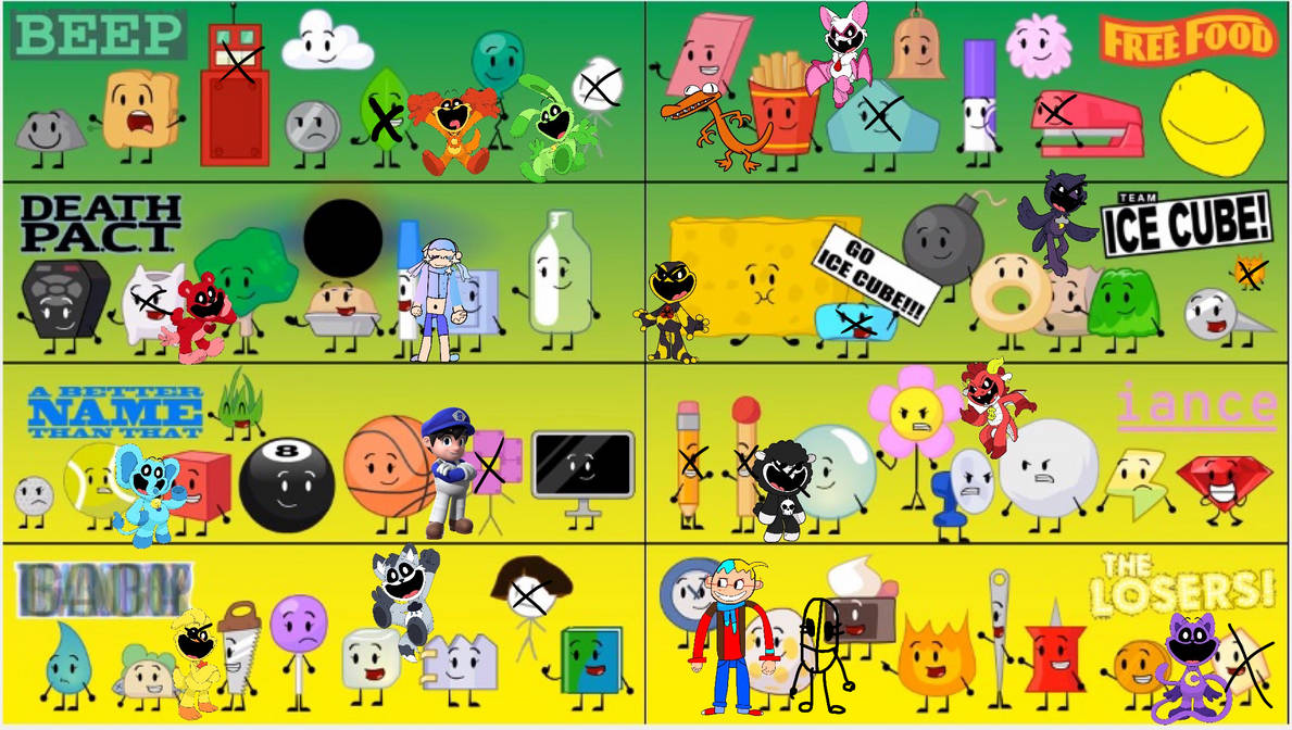 All 8 Teams From Bfb By Urfjjdjdjd On DeviantArt all-8-teams-from-bfb-by-urfjjdjdjd-on-deviantart