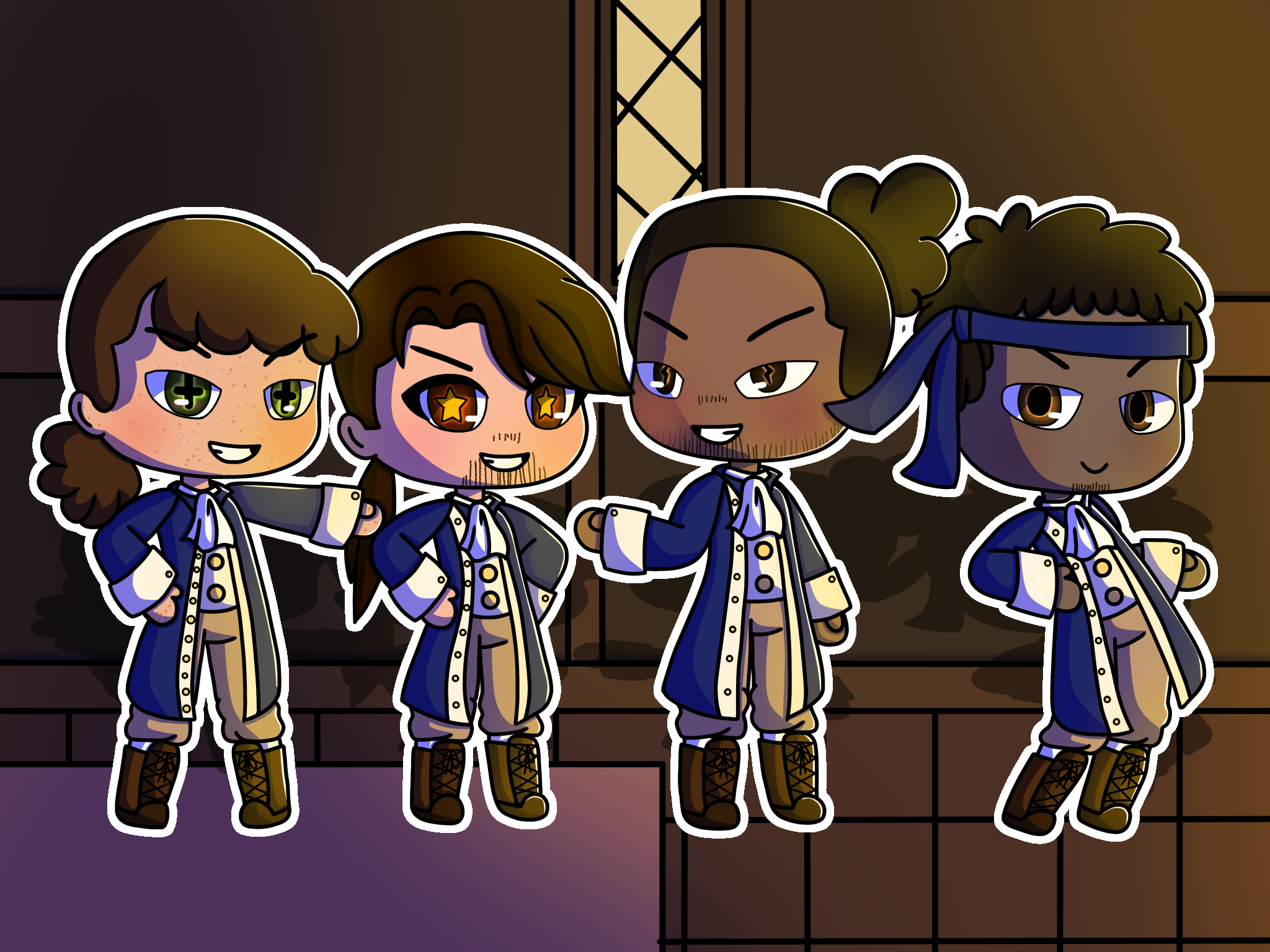 Gacha Hamilton And Friends By Gachare Rendered On Deviantart Gacha Hamilton And Friends By Gachare Rendered On Deviantart