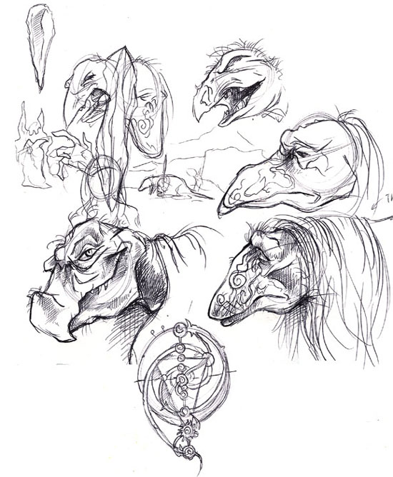 The Dark Crystal sketches