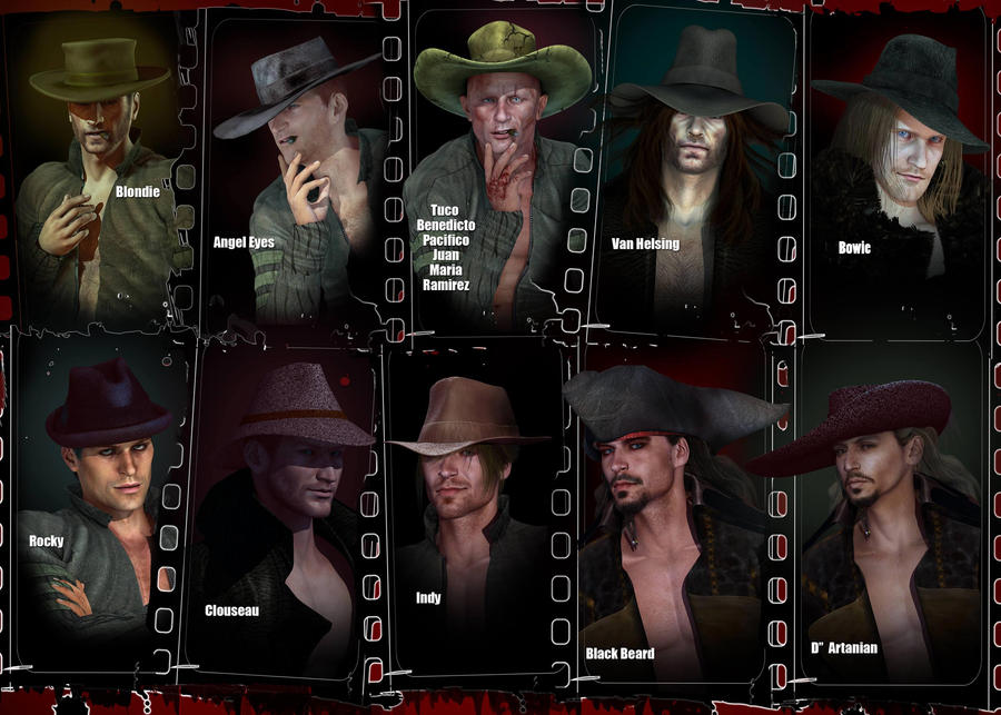 Famous Hat Collection by studioartvartanian on DeviantArt