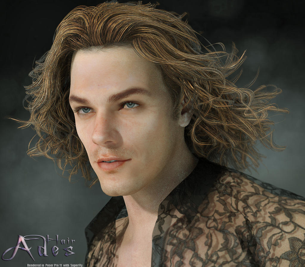 Ades Hair for Poser and Daz studio...