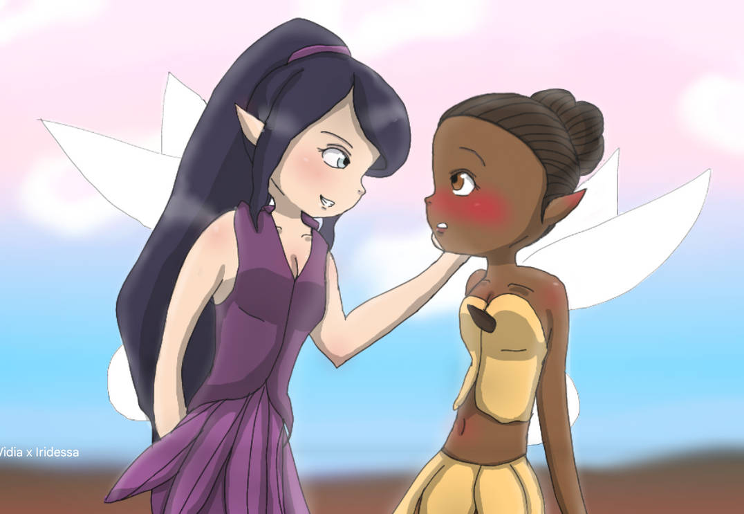 Vidia Rosa Vidia x Iridessa by monkeythecute on DeviantArt