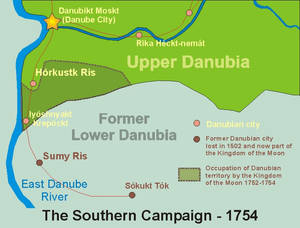 map Duchy war of 1754